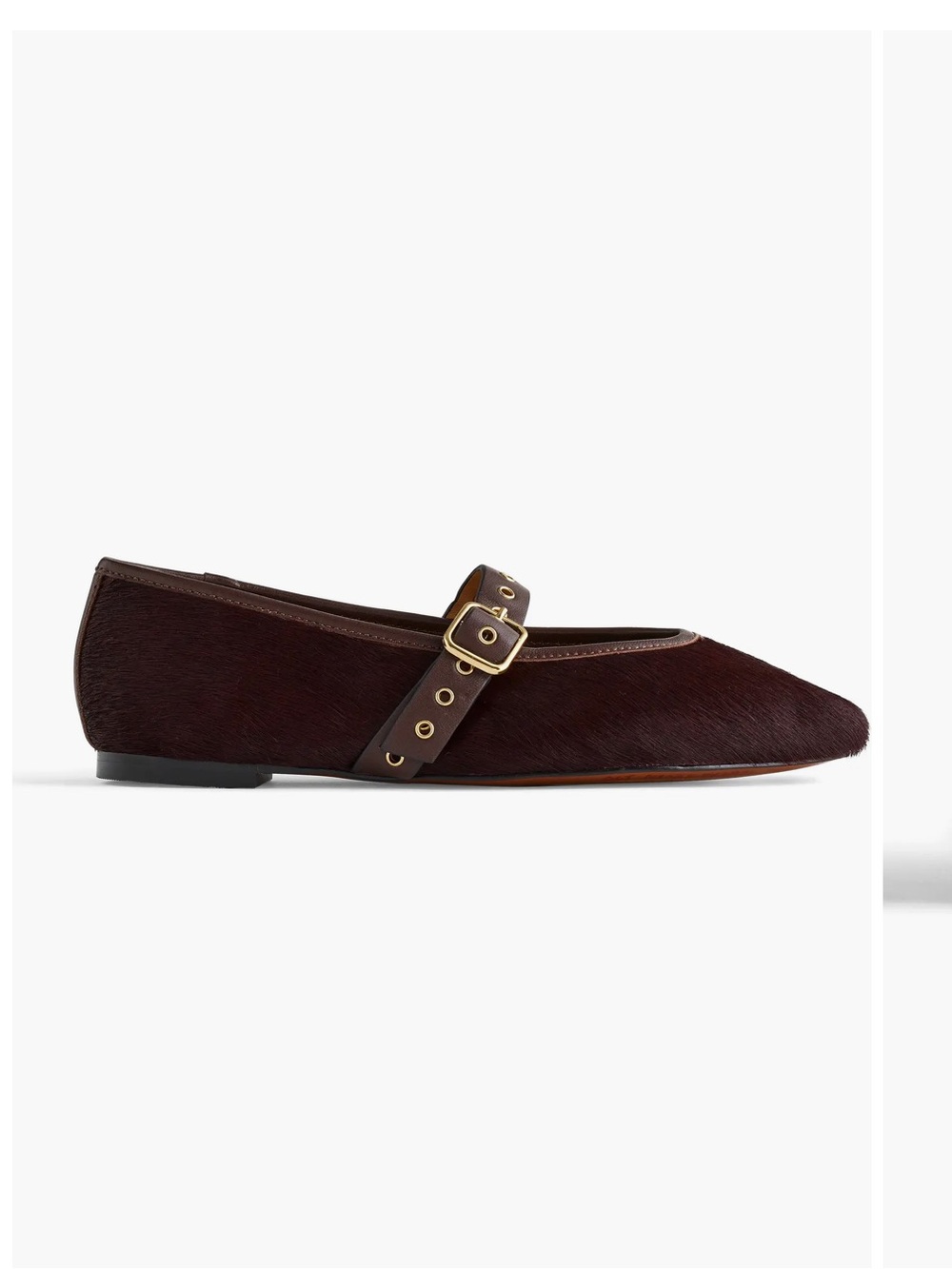 Madewell The Remy Calf Hair Mary Jane Flat size 7